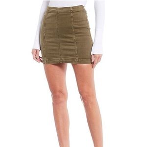 Free people mini skirt